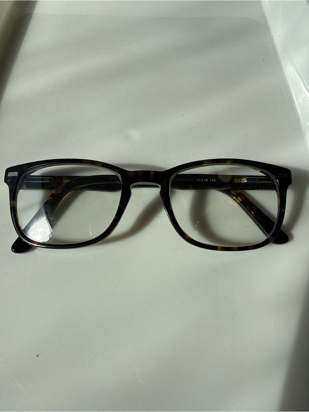 eight to eighty Milo tortoise square glasses, blue light fashion frames